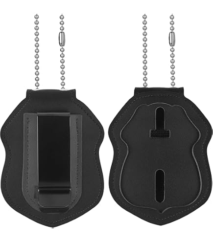 Amazon.com : NYPD Sergeant Belt Clip Badge Holder with Pocket and